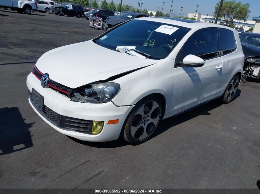 2012 Volkswagen Gti 2-Door VIN: WVWFD7AJ1CW233563 Lot: 39595592