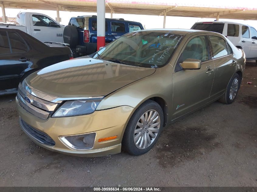 2012 Ford Fusion Hybrid VIN: 3FADP0L35CR199463 Lot: 39595634