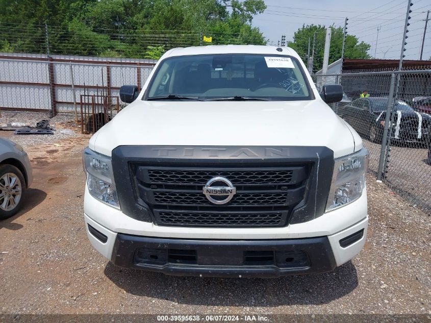 2021 Nissan Titan S 4X4 VIN: 1N6AA1EC8MN511732 Lot: 39595638