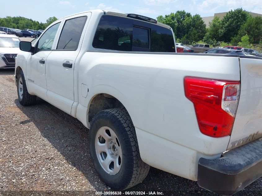 2021 Nissan Titan S 4X4 VIN: 1N6AA1EC8MN511732 Lot: 39595638