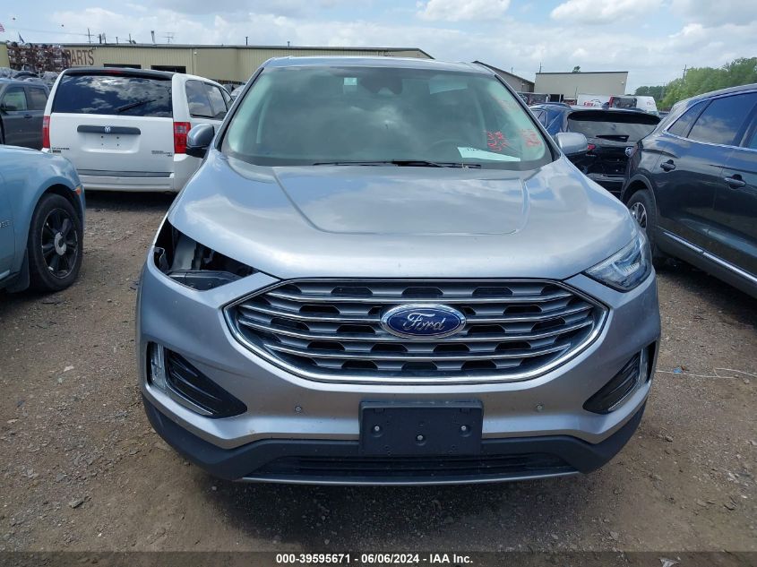 2022 Ford Edge Titanium VIN: 2FMPK4K93NBA39470 Lot: 39595671
