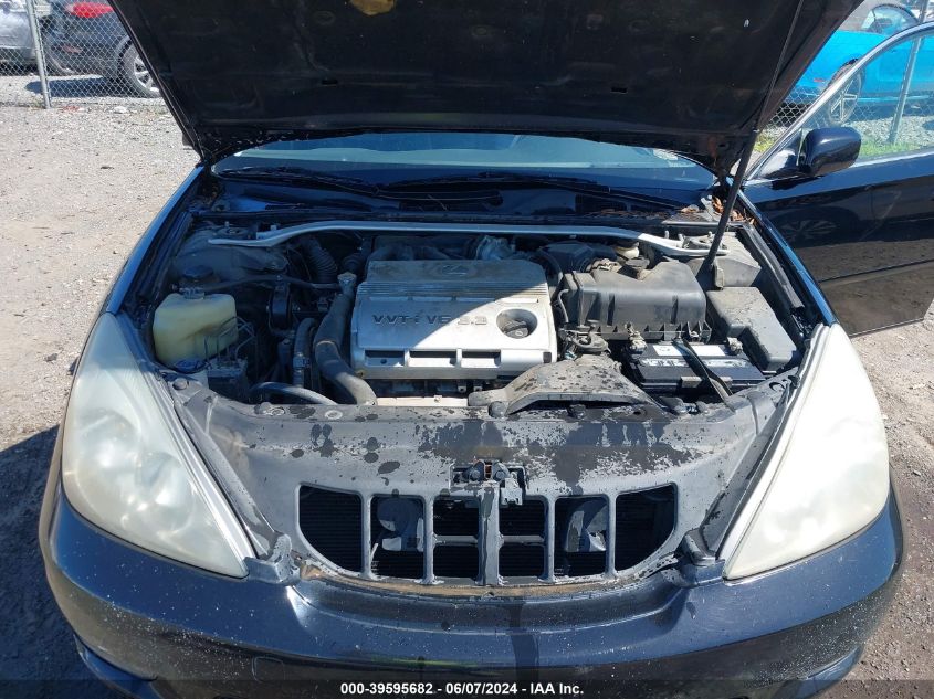 2004 Lexus Es 330 VIN: JTHBA30G545020160 Lot: 39595682