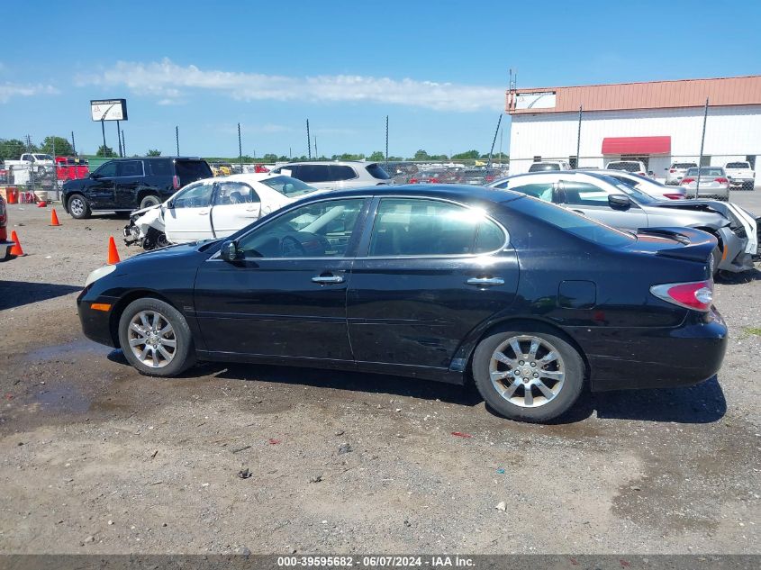2004 Lexus Es 330 VIN: JTHBA30G545020160 Lot: 39595682