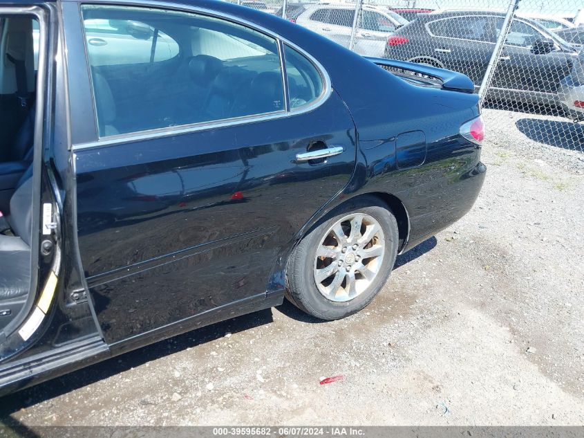 2004 Lexus Es 330 VIN: JTHBA30G545020160 Lot: 39595682