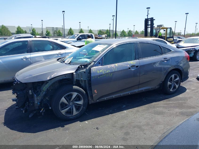 2019 Honda Civic Lx VIN: 19XFC2F61KE013018 Lot: 39595690