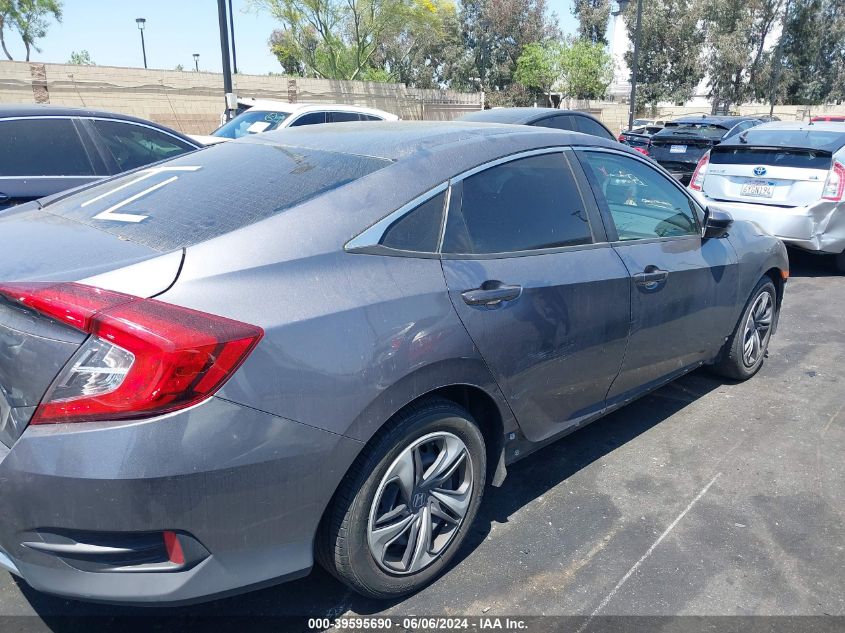 2019 Honda Civic Lx VIN: 19XFC2F61KE013018 Lot: 39595690