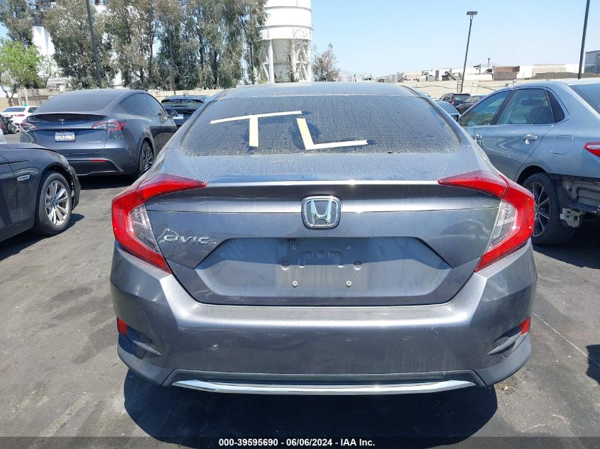 2019 Honda Civic Lx VIN: 19XFC2F61KE013018 Lot: 39595690