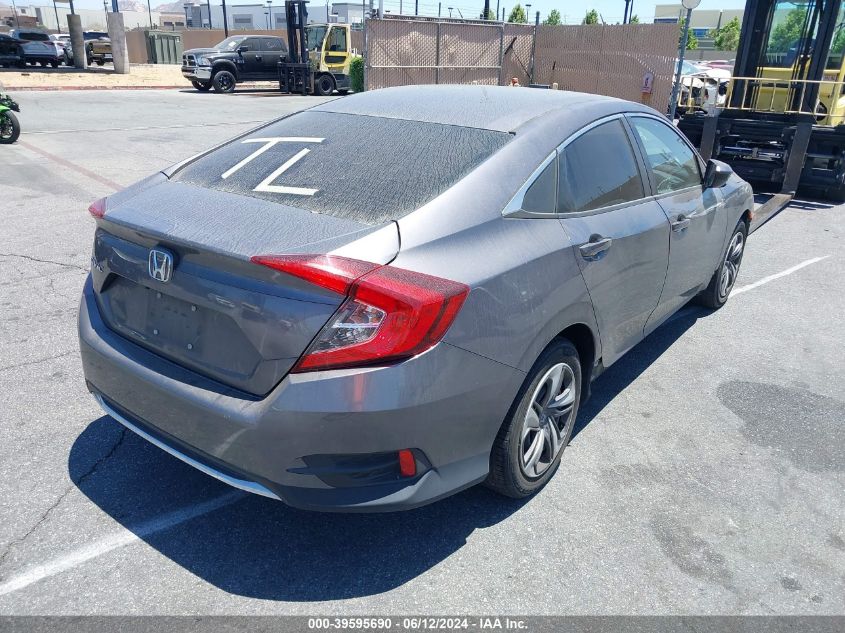 2019 Honda Civic Lx VIN: 19XFC2F61KE013018 Lot: 39595690