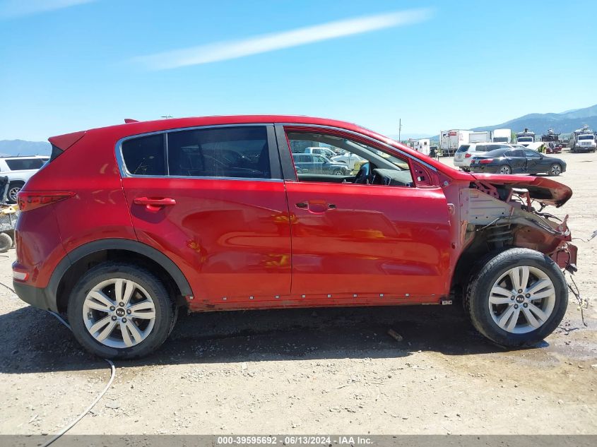 2019 Kia Sportage Lx VIN: KNDPMCAC6K7517312 Lot: 39595692