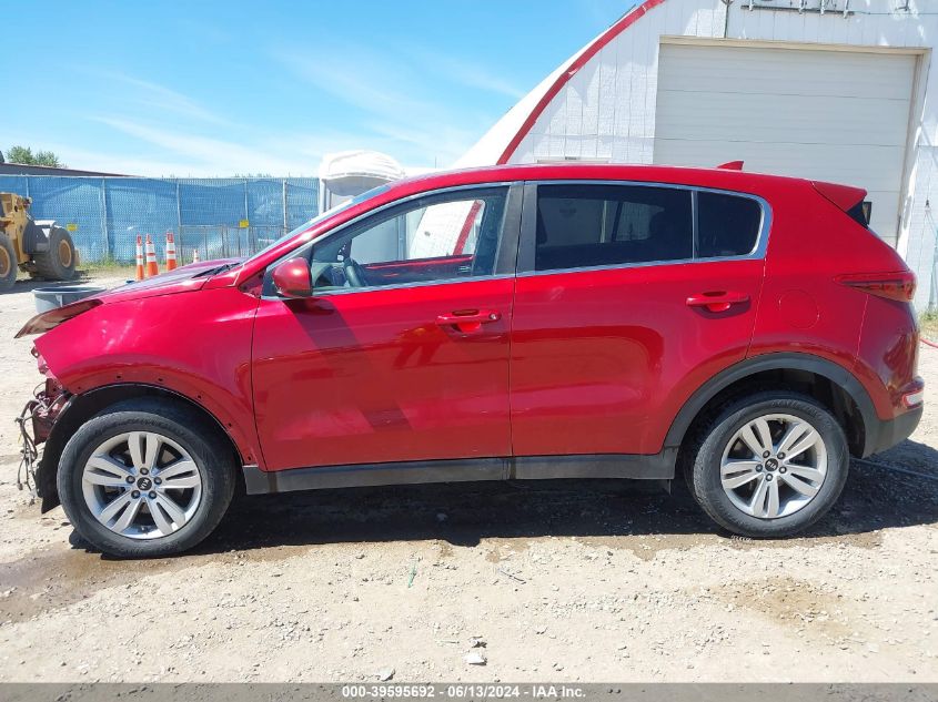 2019 Kia Sportage Lx VIN: KNDPMCAC6K7517312 Lot: 39595692