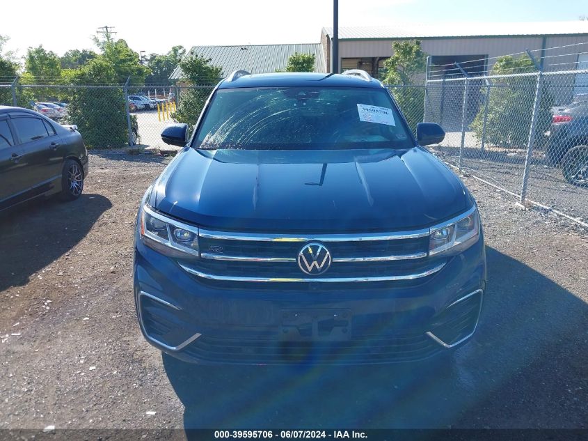 2022 Volkswagen Atlas 3.6L V6 Sel Premium R-Line VIN: 1V2FR2CA8NC541950 Lot: 39595706