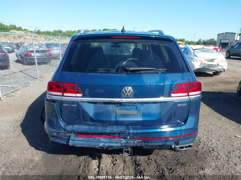 2022 Volkswagen Atlas 3.6L V6 Sel Premium R-Line VIN: 1V2FR2CA8NC541950 Lot: 39595706