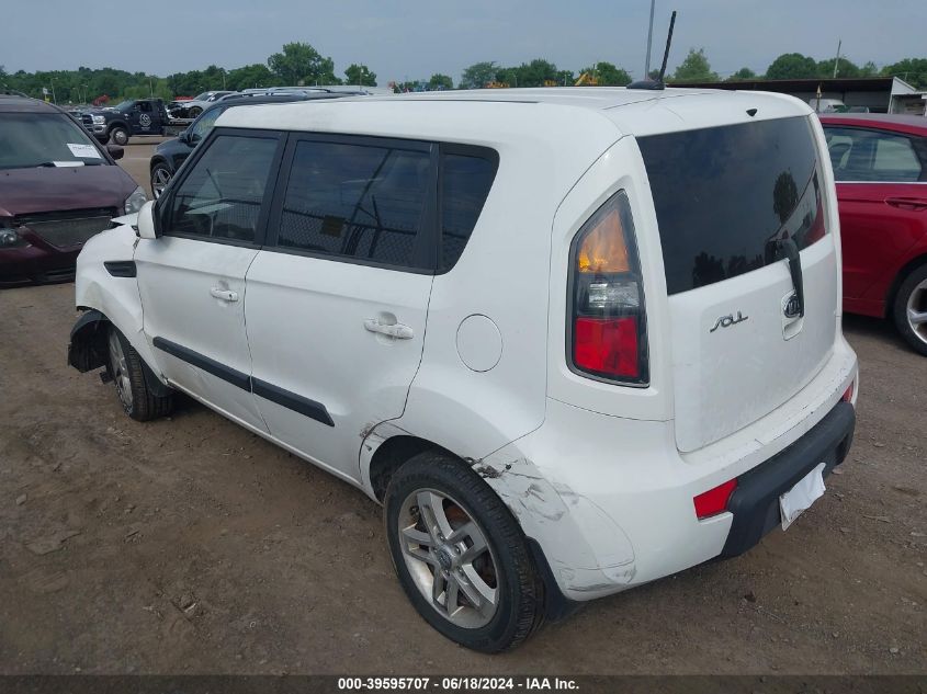 2011 Kia Soul + VIN: KNDJT2A20B7706208 Lot: 39595707