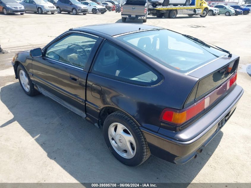 1990 Honda Civic 1500 Crx Si VIN: JHMED936XLS002568 Lot: 39595708