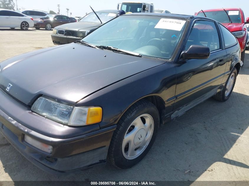 1990 Honda Civic 1500 Crx Si VIN: JHMED936XLS002568 Lot: 39595708