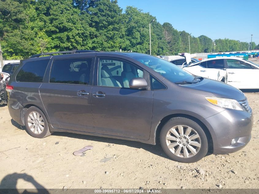 2011 Toyota Sienna Limited V6 VIN: 5TDYK3DC3BS160800 Lot: 39595712