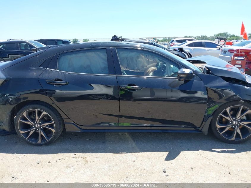 2019 Honda Civic Sport Touring VIN: SHHFK7H9XKU223150 Lot: 39595719