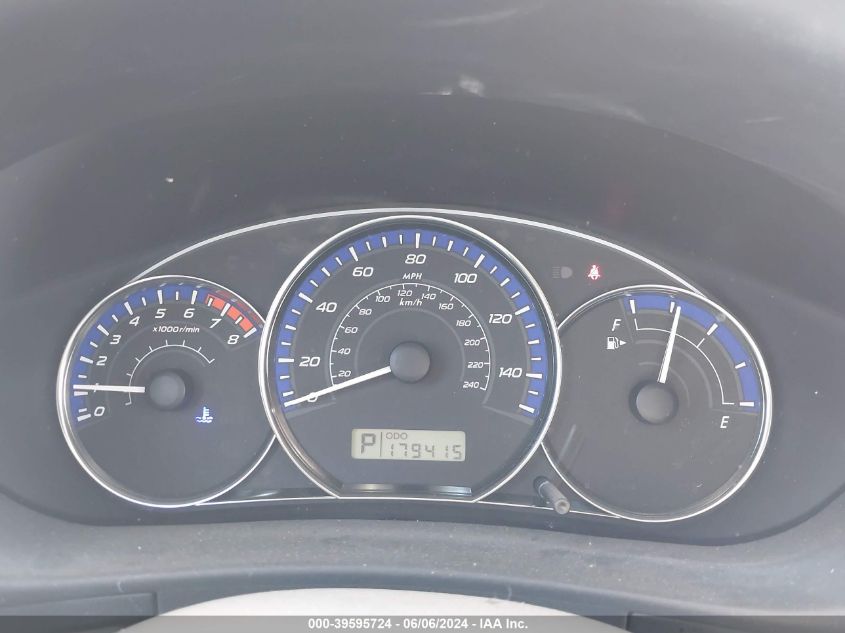 2011 Subaru Forester 2.5X Premium VIN: JF2SHADC0BH721789 Lot: 39595724