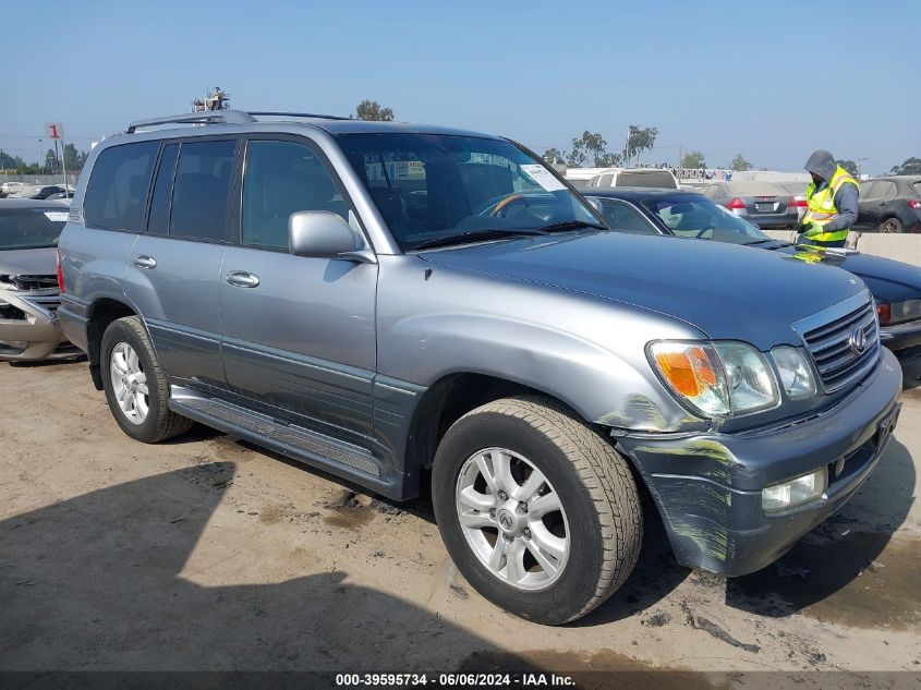 2005 Lexus Lx 470 VIN: JTJHT00W154001363 Lot: 39595734