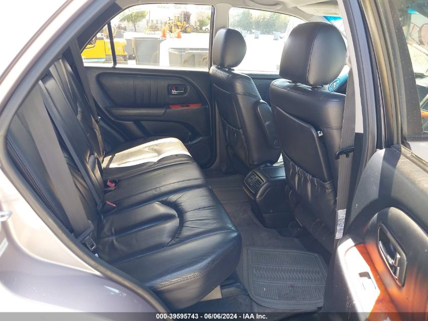 2001 Lexus Rx 300 Base (A4) VIN: JTJHF10U210173723 Lot: 39595743