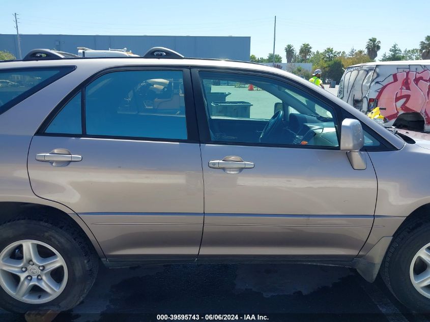 2001 Lexus Rx 300 Base (A4) VIN: JTJHF10U210173723 Lot: 39595743