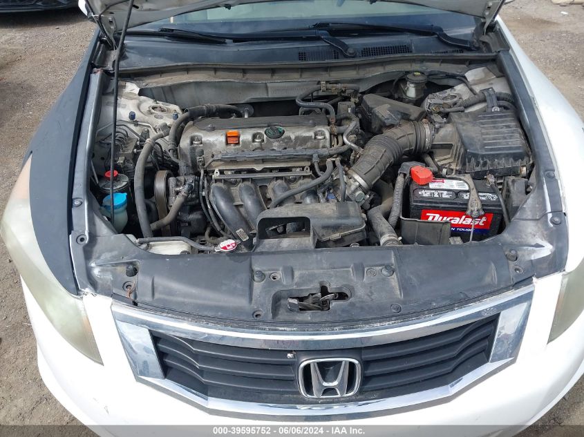 2010 Honda Accord 2.4 Lx VIN: 1HGCP2F36AA181205 Lot: 39595752