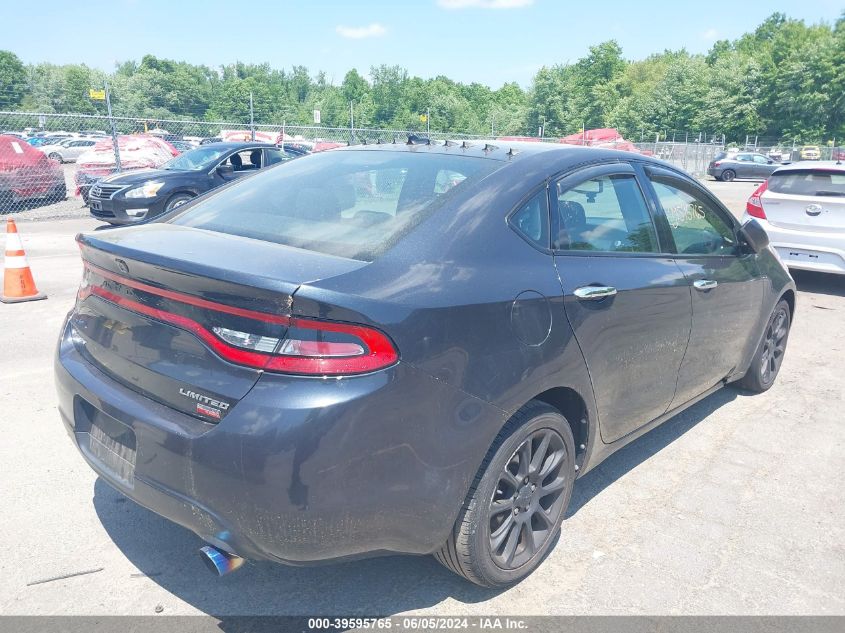 2013 Dodge Dart Limited VIN: 1C3CDFCH8DD134280 Lot: 39595765