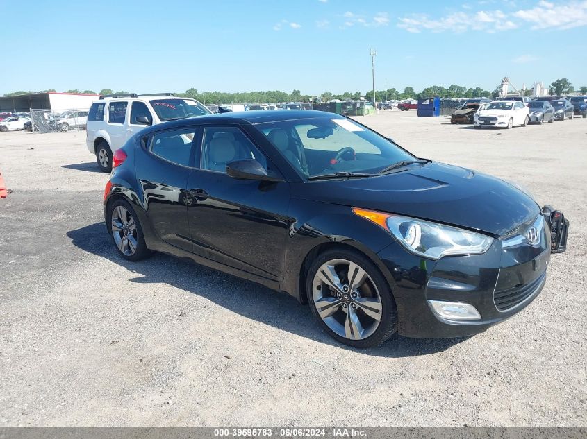 2012 Hyundai Veloster Base W/Gray VIN: KMHTC6AD2CU072092 Lot: 39595783