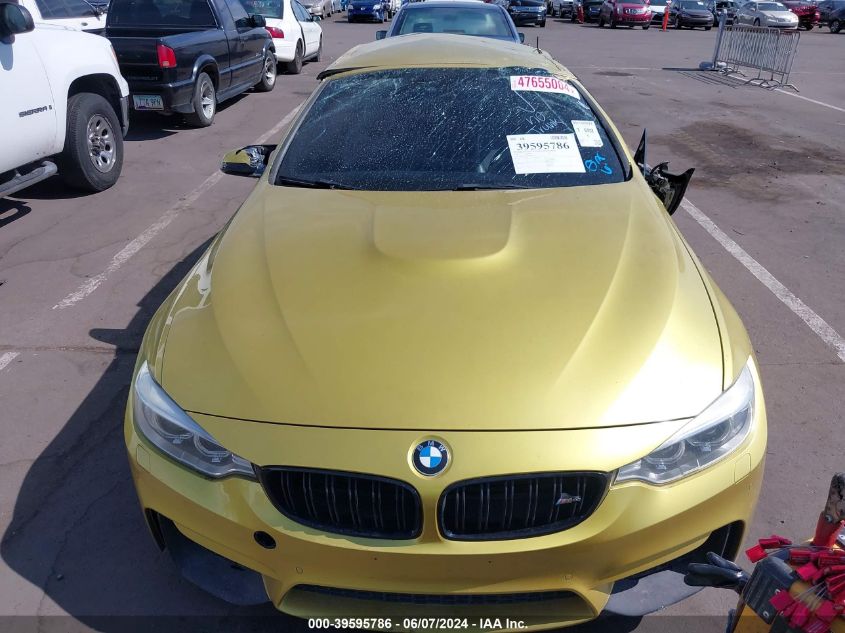 2015 BMW M4 VIN: WBS3U9C50FP967682 Lot: 39595786