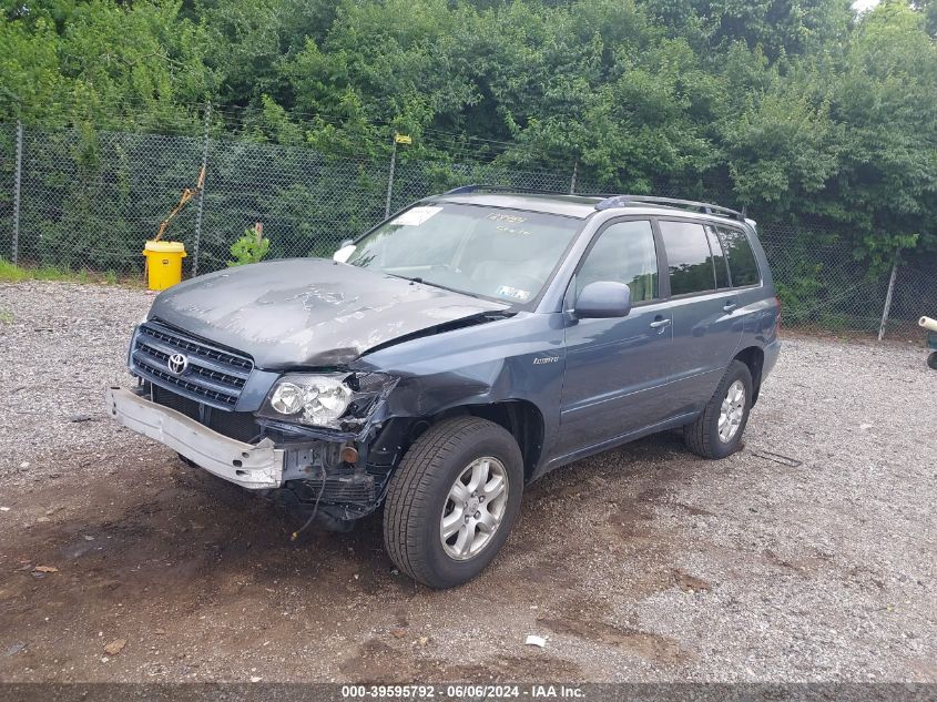 2003 Toyota Highlander Limited V6 VIN: JTEHF21A030128954 Lot: 39595792