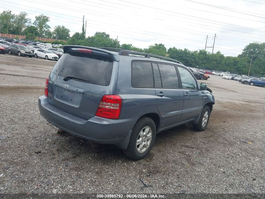 2003 Toyota Highlander Limited V6 VIN: JTEHF21A030128954 Lot: 39595792