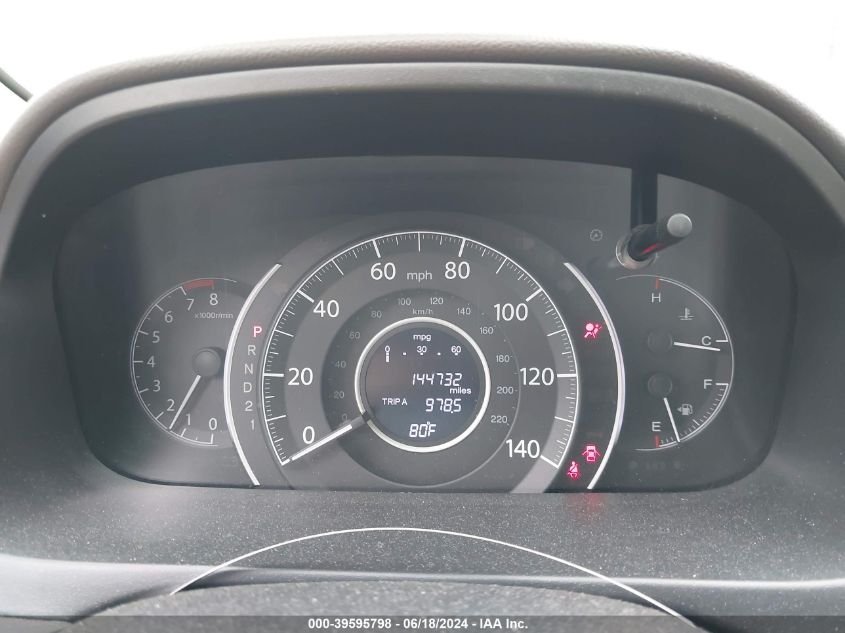 2014 Honda Cr-V Ex-L VIN: 5J6RM4H77EL107602 Lot: 39595798