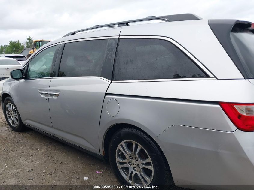 2013 Honda Odyssey Ex-L VIN: 5FNRL5H66DB023939 Lot: 39595803