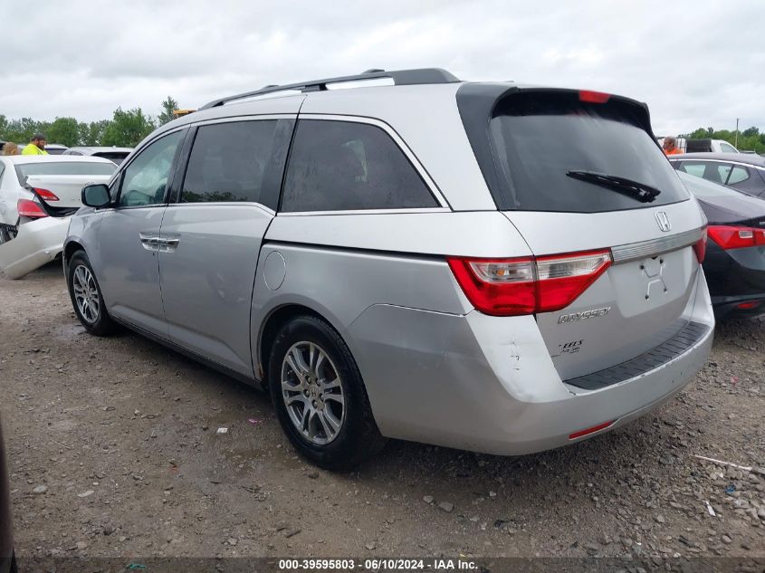 2013 Honda Odyssey Ex-L VIN: 5FNRL5H66DB023939 Lot: 39595803