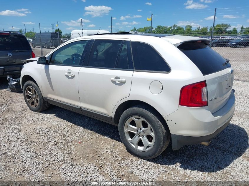 2012 Ford Edge Sel VIN: 2FMDK3JC0CBA55844 Lot: 39595814