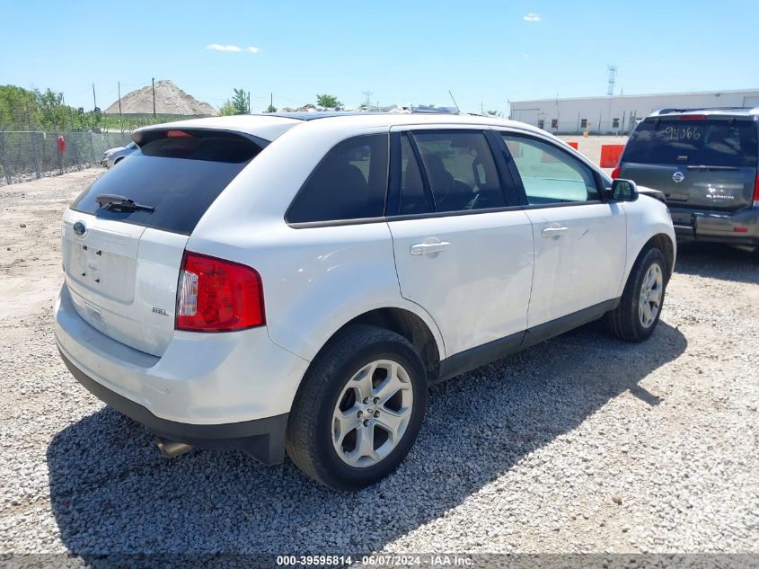 2012 Ford Edge Sel VIN: 2FMDK3JC0CBA55844 Lot: 39595814