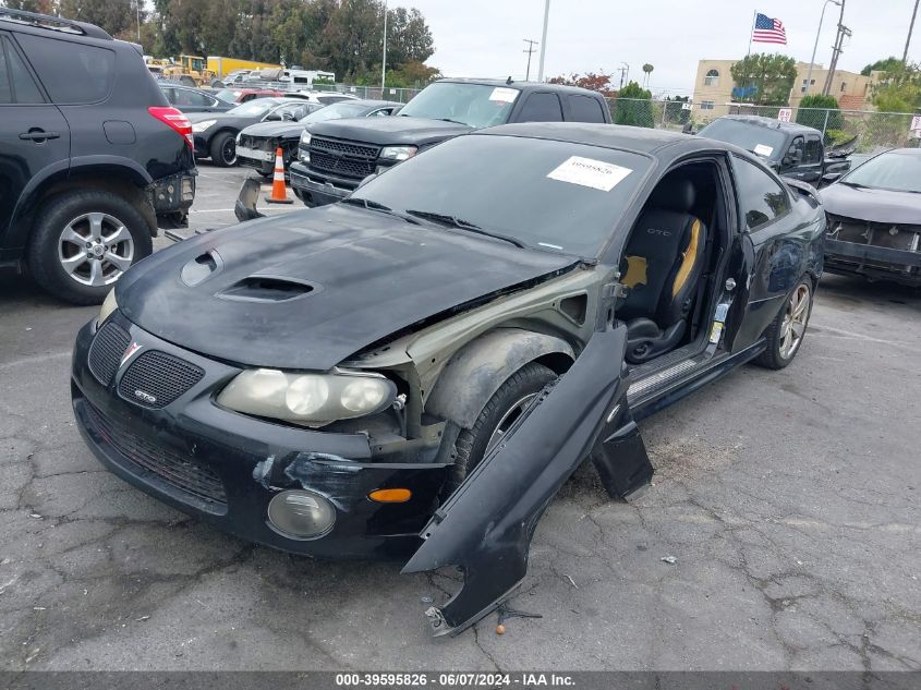 2006 Pontiac Gto VIN: 6G2VX12U66L505983 Lot: 39595826