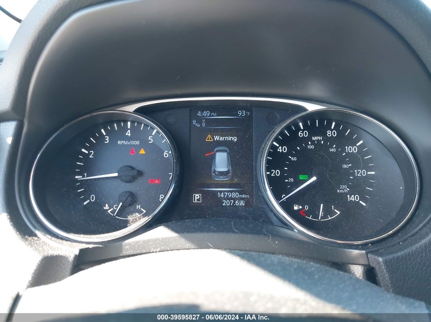 2016 Nissan Rogue Sl VIN: 5N1AT2MT0GC819445 Lot: 39595827