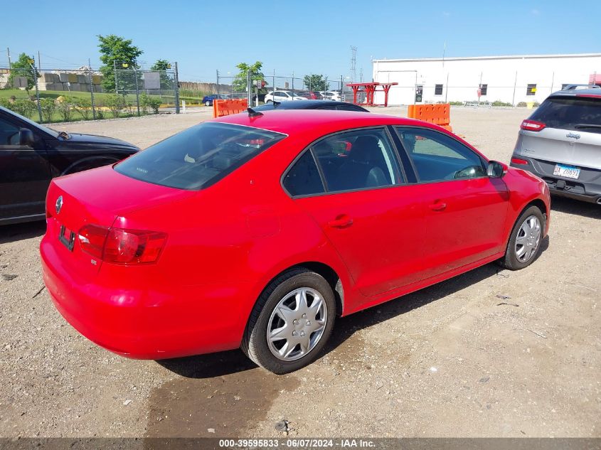 2014 Volkswagen Jetta 1.8T Se VIN: 3VWD17AJ6EM437131 Lot: 39595833