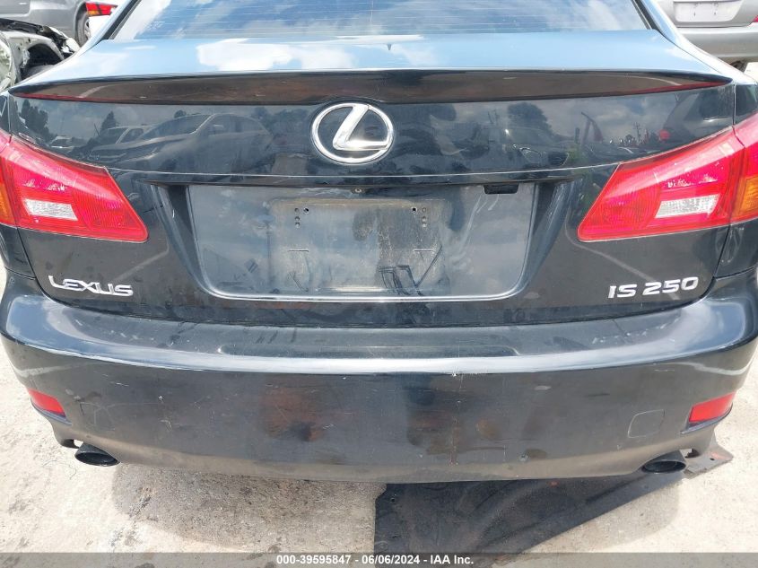 2008 Lexus Is 250 VIN: JTHBK262385083895 Lot: 39595847