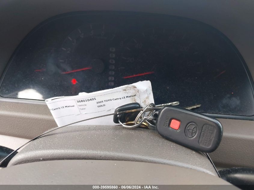 2005 Toyota Camry Le VIN: 4T1BE30K35U042011 Lot: 39595860