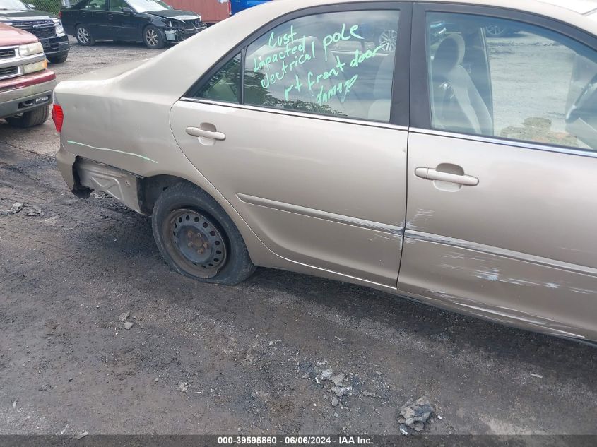 2005 Toyota Camry Le VIN: 4T1BE30K35U042011 Lot: 39595860