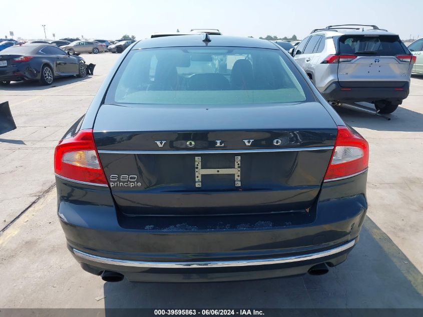 2014 Volvo S80 3.2/3.2 Platinum/3.2 Premier Plus VIN: YV1952AS6E1180892 Lot: 39595863