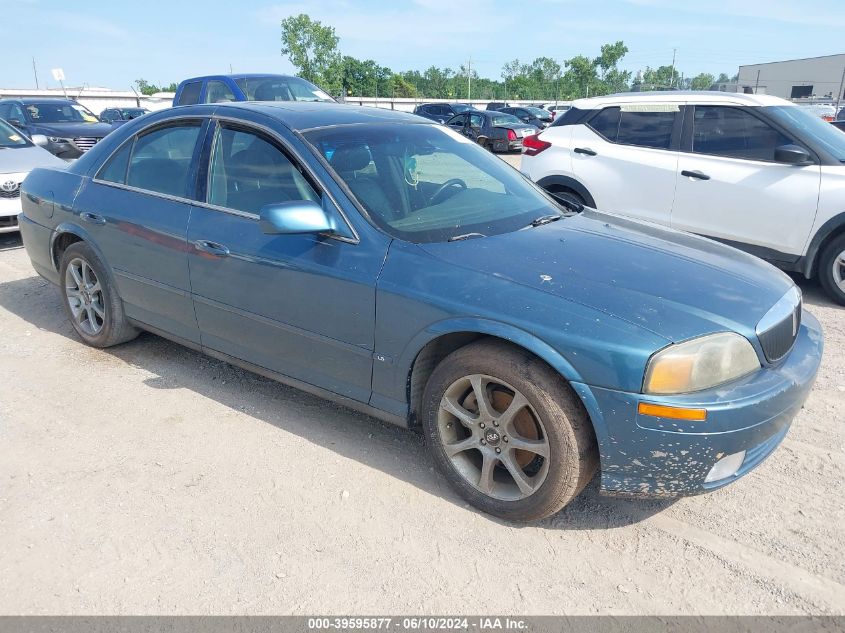 2001 Lincoln Ls V8 Auto VIN: 1LNHM87A81Y628195 Lot: 39595877