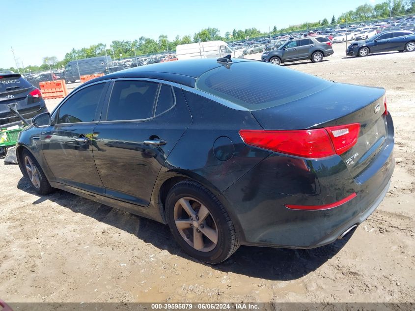 2014 Kia Optima Lx VIN: 5XXGM4A76EG264190 Lot: 39595879