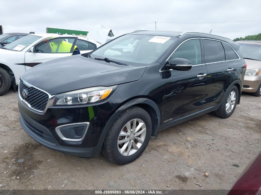 2016 Kia Sorento 3.3L Lx VIN: 5XYPGDA58GG169151 Lot: 39595893