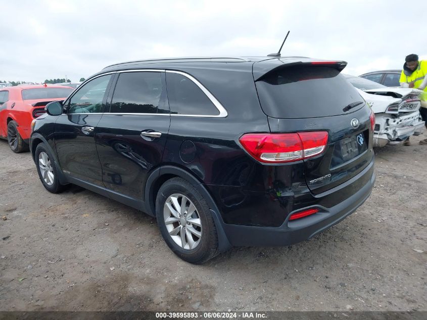 2016 Kia Sorento 3.3L Lx VIN: 5XYPGDA58GG169151 Lot: 39595893