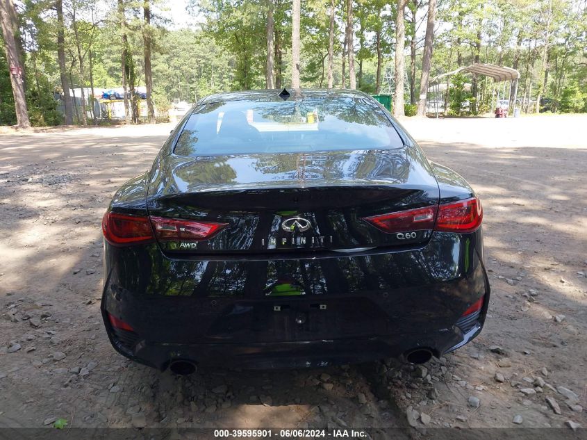 2021 Infiniti Q60 Luxe Awd VIN: JN1EV7KL0MM470070 Lot: 39595901