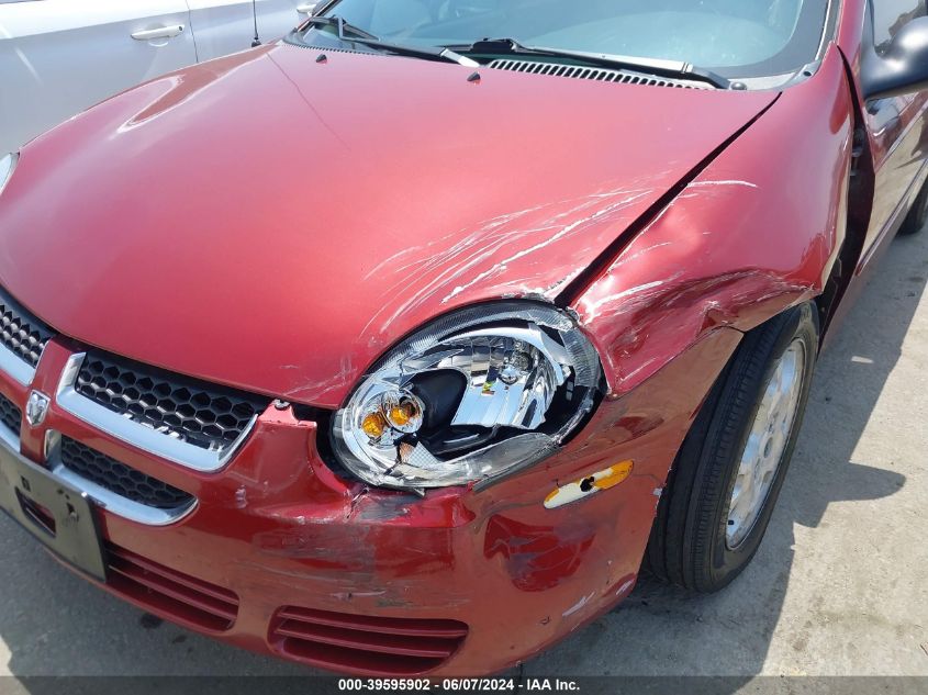 2005 Dodge Neon Sxt VIN: 1B3ES56C15D149050 Lot: 39595902