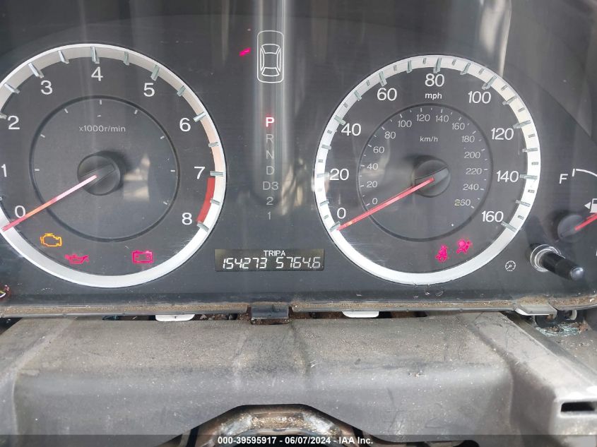 2009 Honda Accord 2.4 Ex-L VIN: 1HGCP26849A025722 Lot: 39595917